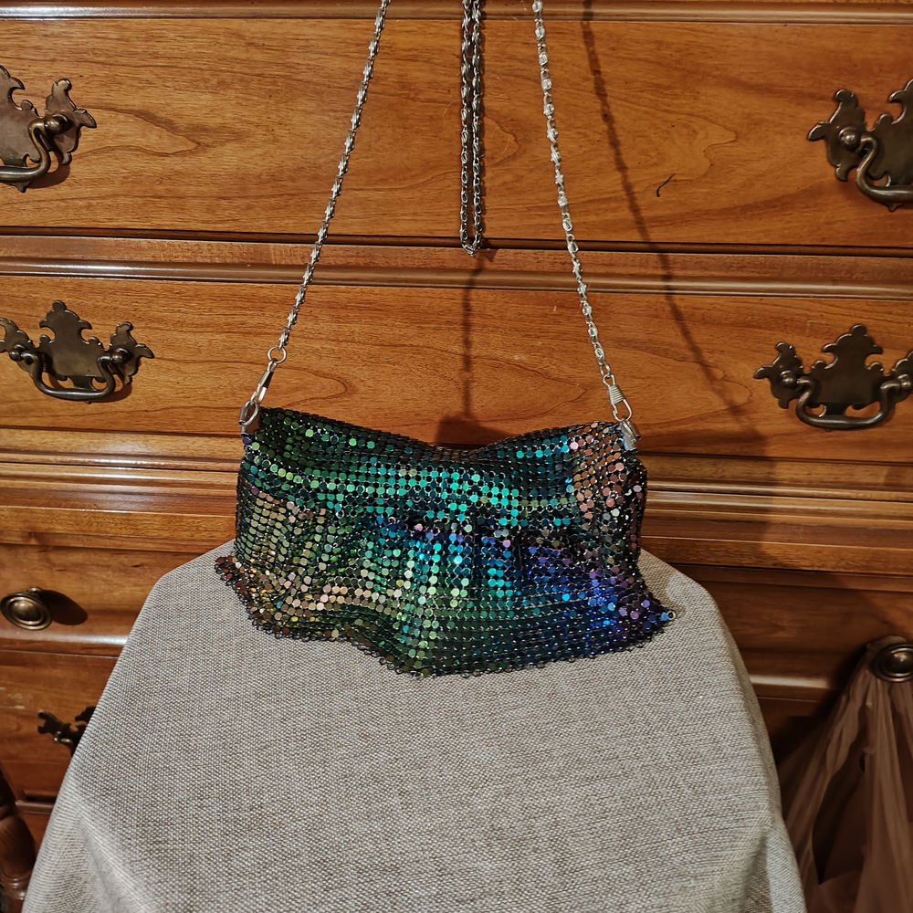Sequin Chain Strap Bag - Multicolor - image 1